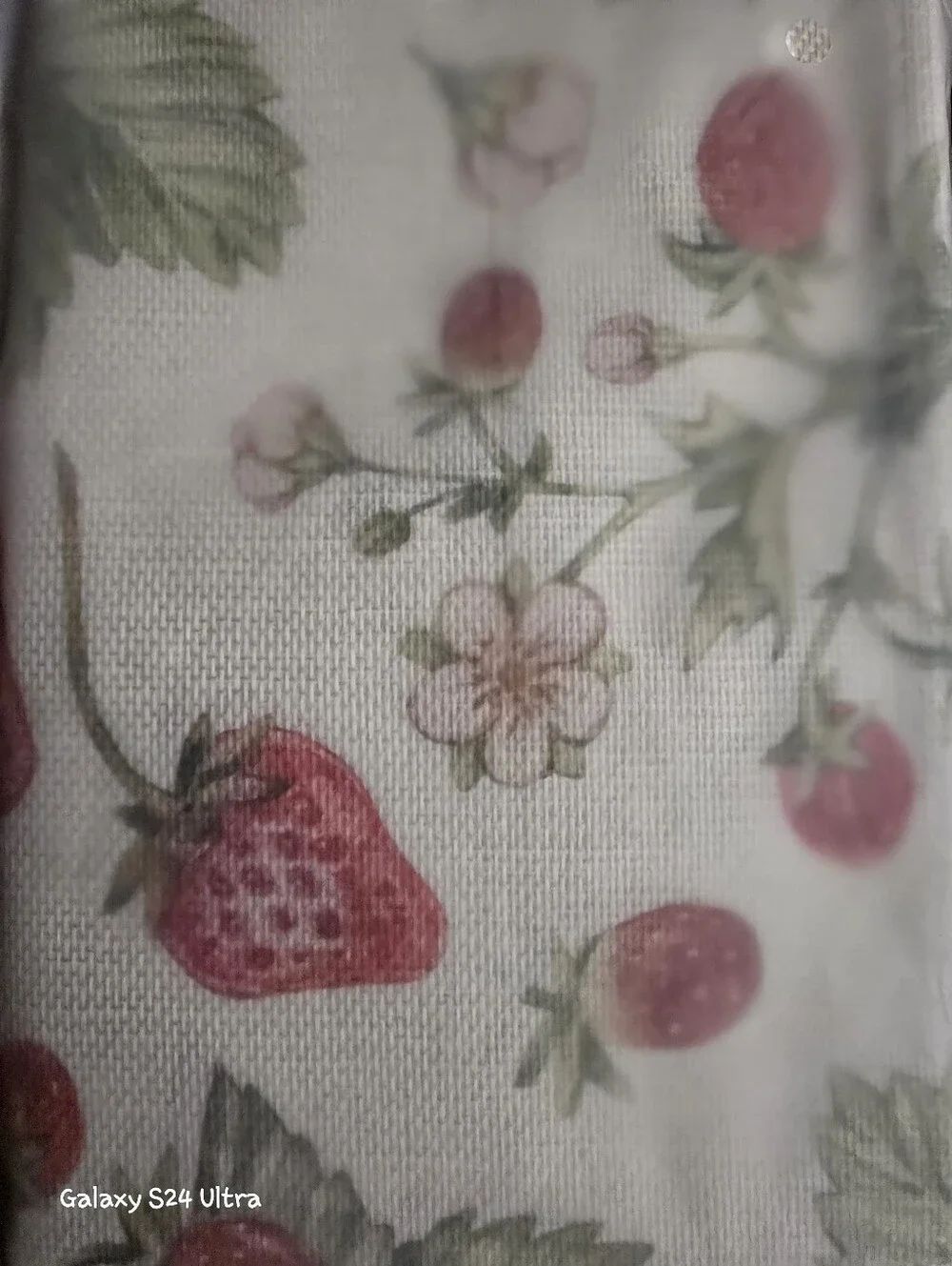 Strawberry 🍓 5 Pc Set: 4 Placemats/ 1 Table Runner NEW